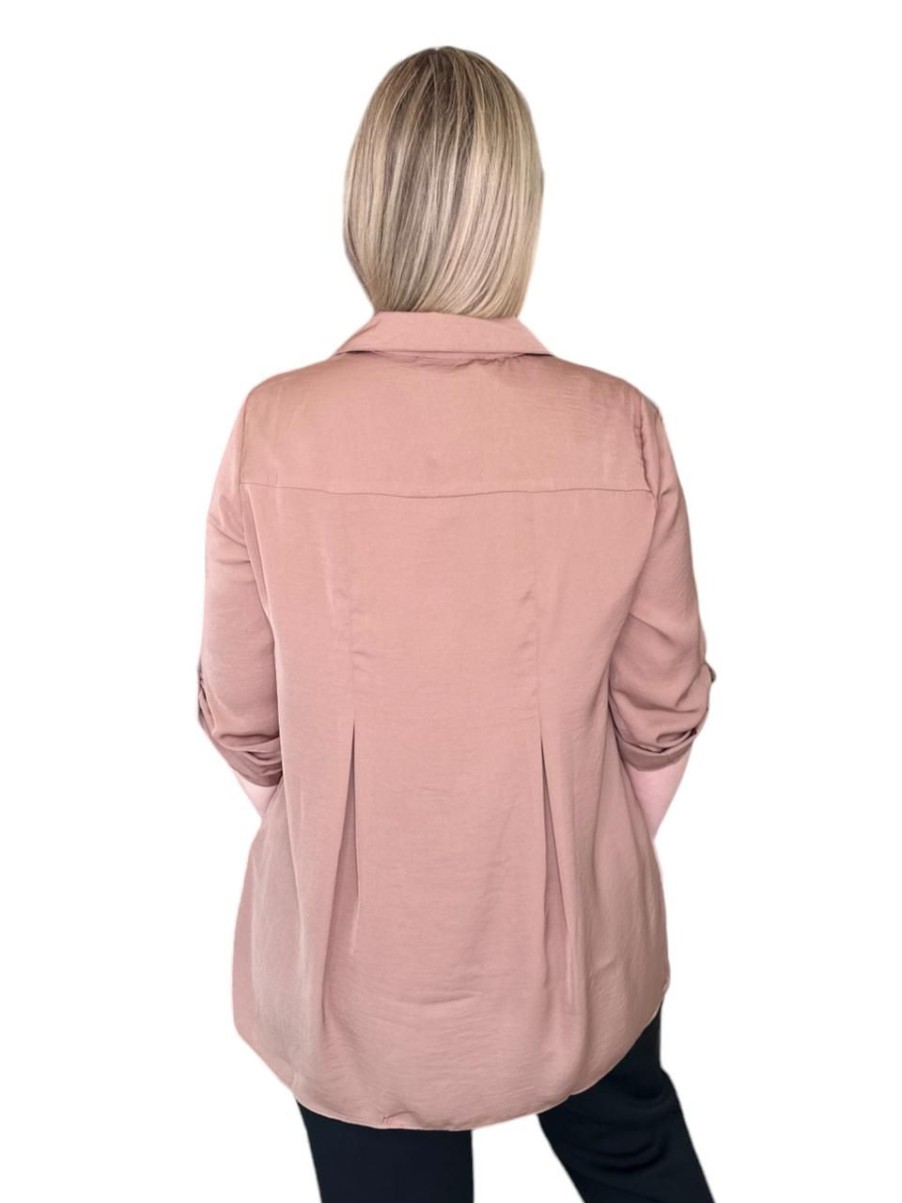 Clothing RENUAR | Renuar Airflow Blouse, Walnut