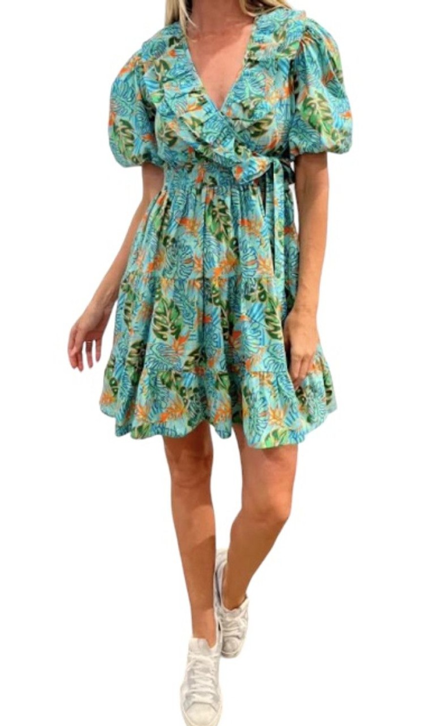 Clothing Victoria Dunn | Marigold By Victoria Dunn Lehua Dress, Hawaiian Surf