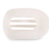 Accessories TELETIES | Teleties Medium Flat Round Clip, Coconut White