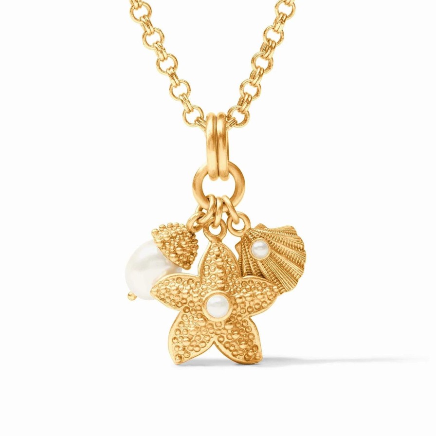 Jewelry JULIE VOS | Julie Vos Sanibel Trio Charm Pendant, Pearl