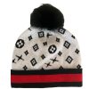 Accessories MITCHIES MATCHINGS | Knit Hat With Monogram Pattern,