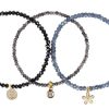 Jewelry BuDhaGirl | Budhagirl Sydney Bead Charm Bracelets, Marine