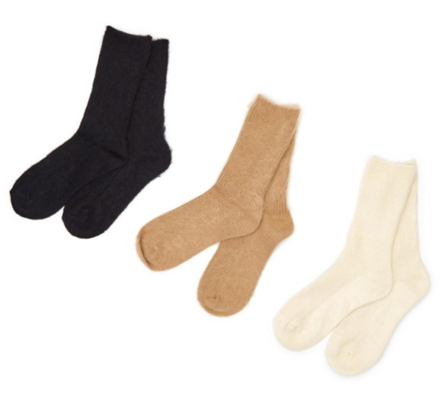 Accessories TWO'S COMPANY | Two'S Company Toasty Toes Cashmere Blend Socks