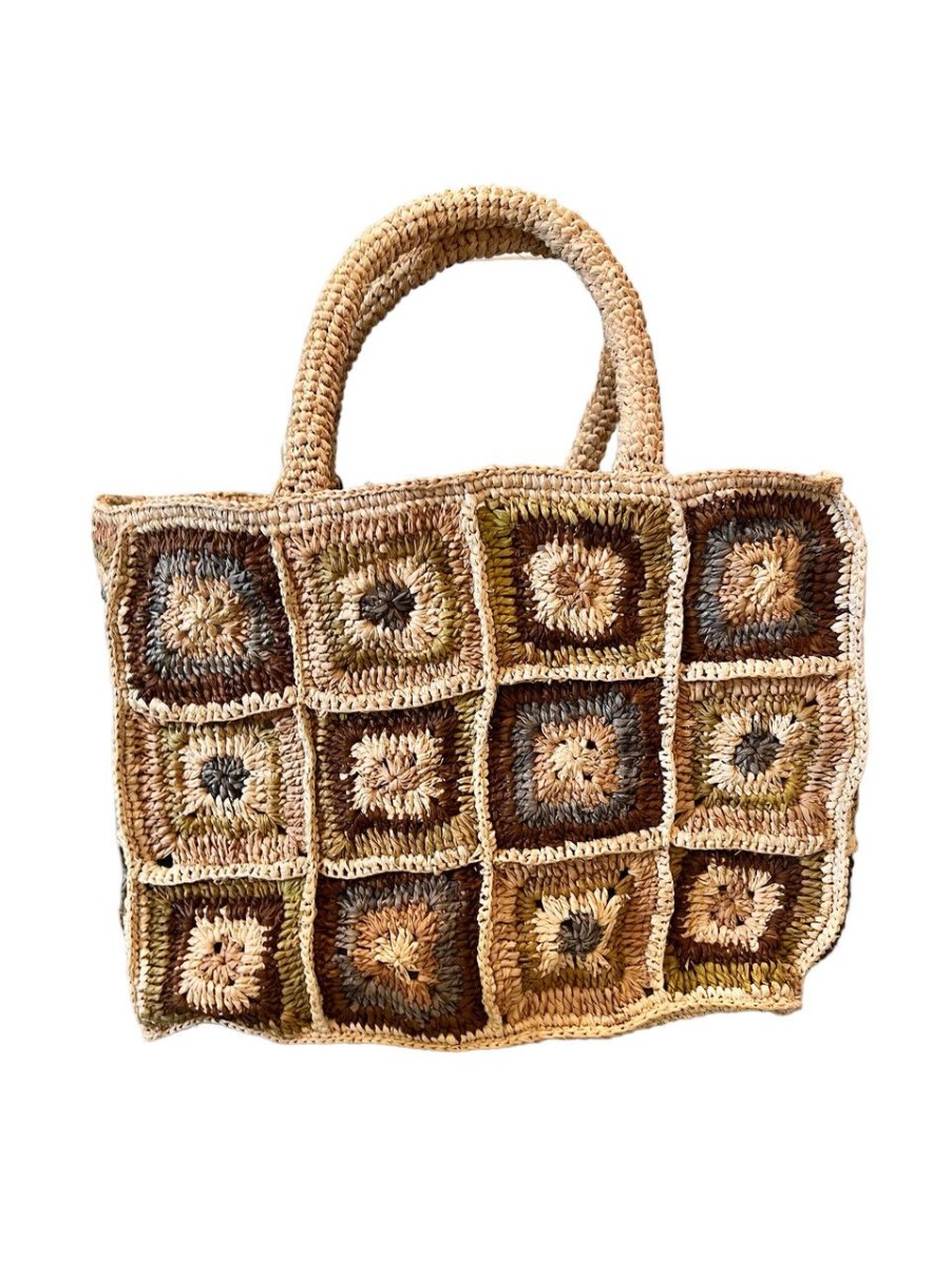 Accessories MANEBI | Sunset Bag Small Granny Natural Mix