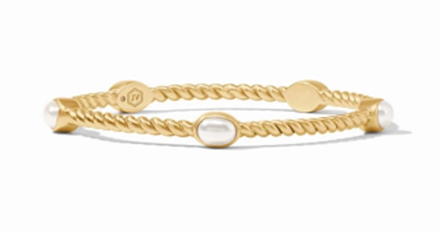 Jewelry JULIE VOS | Julie Vos Nassau Stone Bangle, Pearl Small