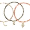 Jewelry BuDhaGirl | Budhagirl Sydney Bead Charm Bracelets, Thai Tea