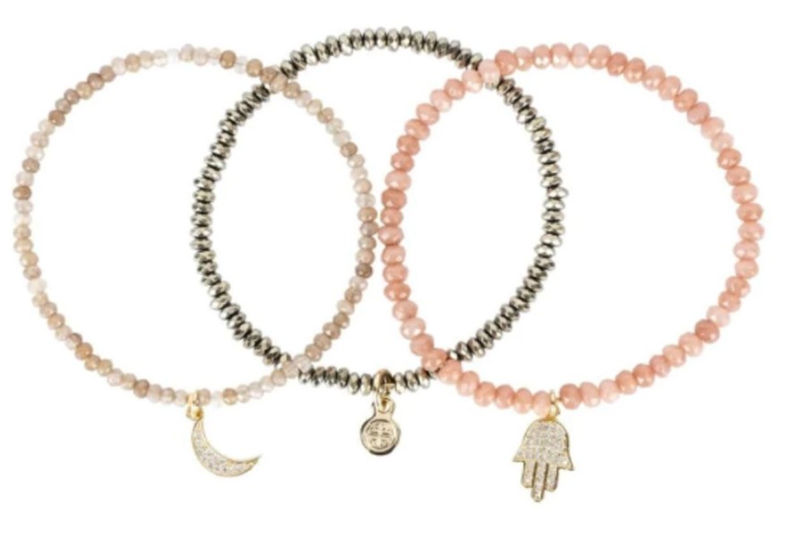 Jewelry BuDhaGirl | Budhagirl Sydney Bead Charm Bracelets, Thai Tea