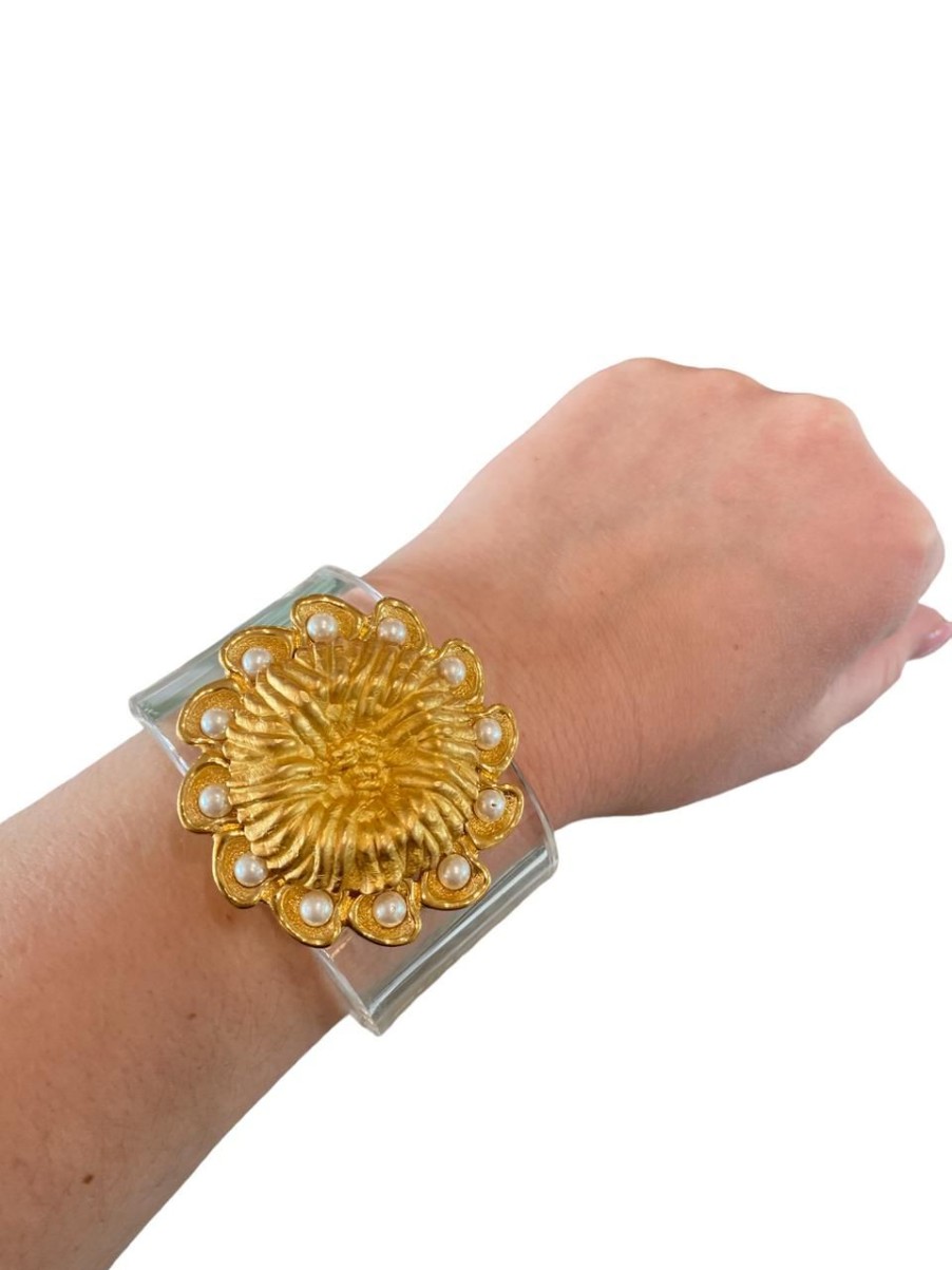 Jewelry Suzanne Early Designs | Suzanne Early Designs Cuff, Pearl Sunflower