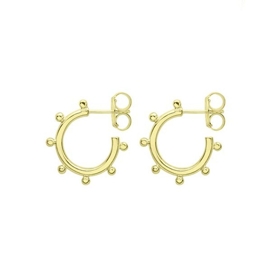 Jewelry SHEILA FAJL | Brm67 Tiny Sweetie Pie Hug Hoops - Accessories