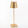 Home & Gifts Zafferano | Zafferano Poldina Pro Cordless Lamp, Gold Leaf