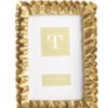 Home & Gifts TWO'S COMPANY | 52265 Small Gold Ruffle Frame