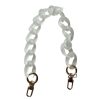 Accessories German Fuentes | German Fuentes Acrylic Chain Bag Strap, Short Clear