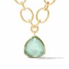 Jewelry JULIE VOS | Julie Vos Aquitaine Statement Necklace, Iridescent Aquamarine Blue