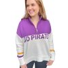 Clothing Ellsworth & Ivey | Ellsworth & Ivey East Carolina Crop 1/4 Zip