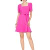 Clothing JADE | Jade Fuchsia Flounce Hem Dress