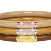 Jewelry BuDhaGirl | Budhagirl Medium Three Kings All Weather Bangles, Oro