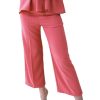 Clothing LAROQUE | Laroque Carson Crop Pants, Pink