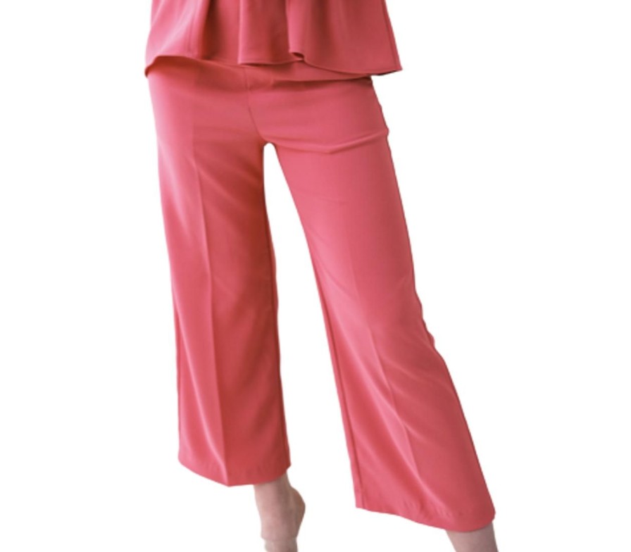 Clothing LAROQUE | Laroque Carson Crop Pants, Pink