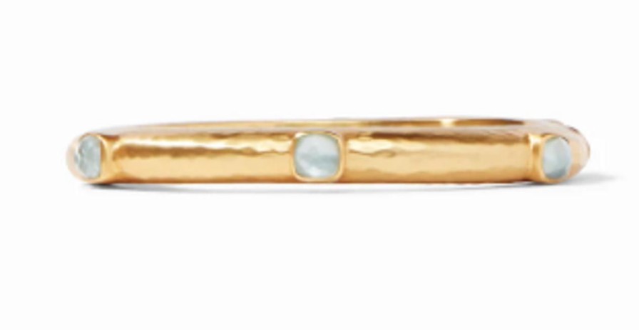 Jewelry JULIE VOS | Julie Vos Catalina Stone Bangle, Iridescent Aquamarine Blue