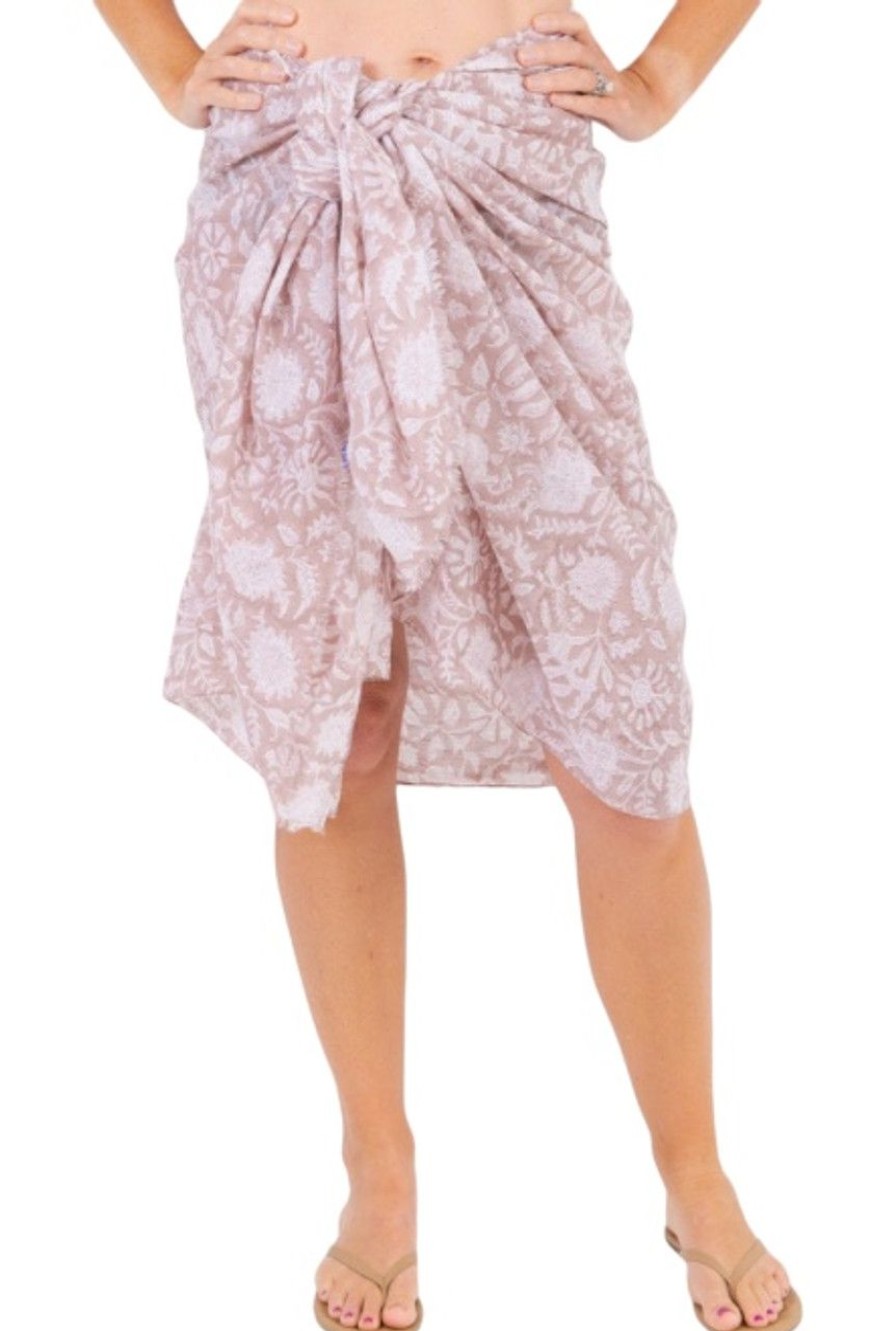 Clothing HAT ATTACK | Hat Attack Amalfi Sarong, Tan