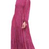 Clothing OLIPHANT | Oliphant Smocked Top Maxi, Magenta