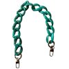 Accessories German Fuentes | German Fuentes Acrylic Chain Bag Strap, Short Turquoise