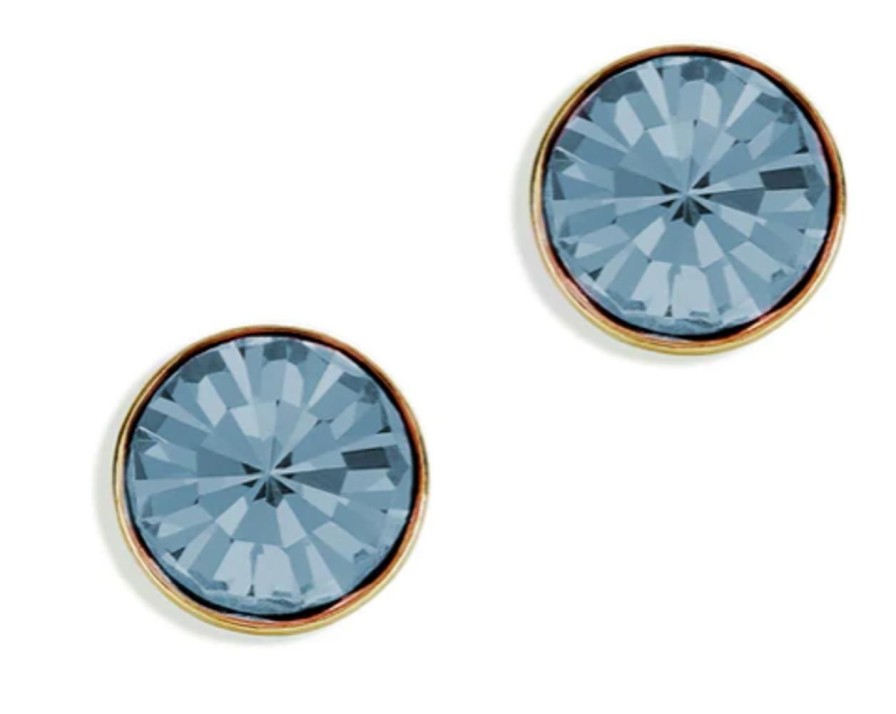 Jewelry LOREN HOPE | Loren Hope Demi Studs, Smoked Sapphire