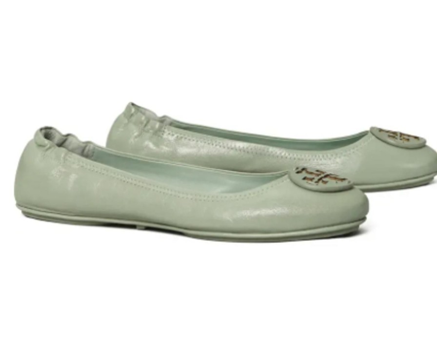 Shoes TORY BURCH SHOES | Minnie Travel Ballet - Seafoam