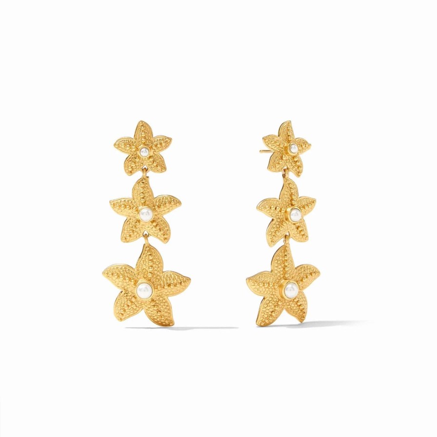 Jewelry JULIE VOS | Julie Vos Sanibel Starfish Statement Earring, Pearl