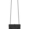 Accessories Vintage Bags | Ysl Black Small Envelope Shoulder Bag