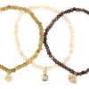 Jewelry BuDhaGirl | Budhagirl Sydney Bead Charm Bracelets, Sable