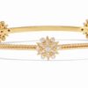 Jewelry JULIE VOS | Bg260Gcz-S Celeste Bangle Gold Cz Small