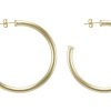 Jewelry SF DESIGNS, LLC | Sheila Fajl Small Everybody'S Favorite Hoops, Brushed Gold