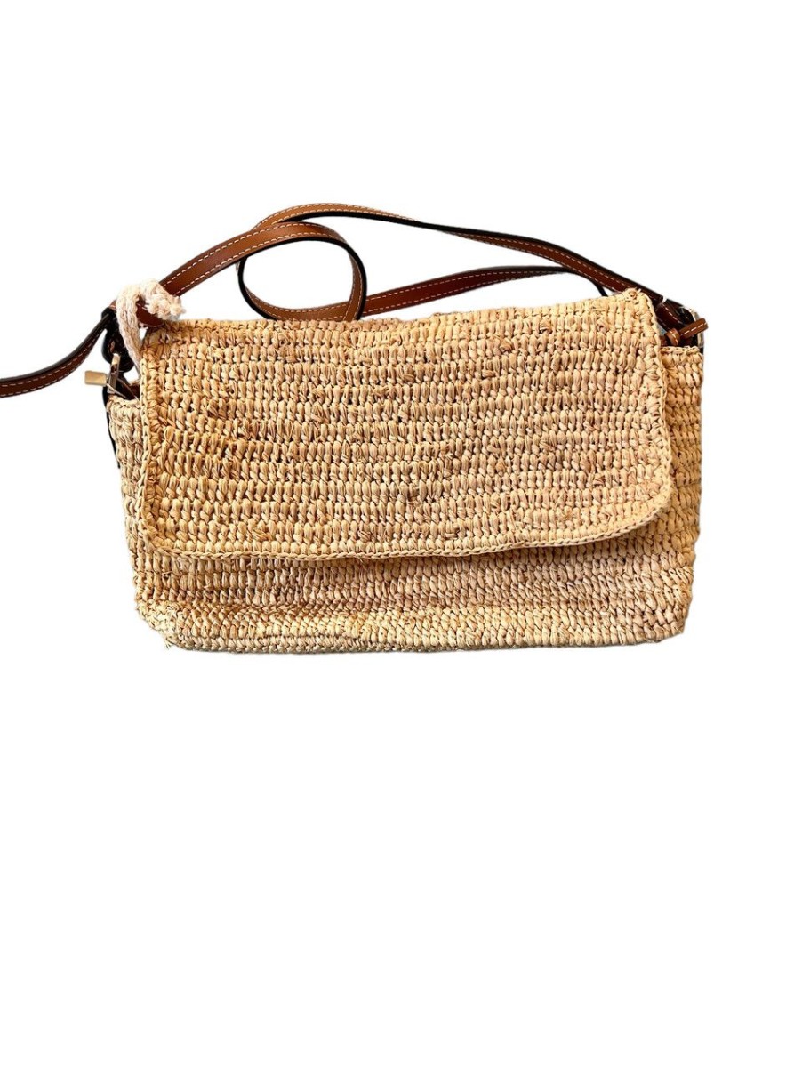 Accessories MANEBI | Summer Night Bag Medium Natural Brown