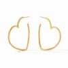 Jewelry JULIE VOS | Julie Vos Esme Heart Hoop, Gold Large