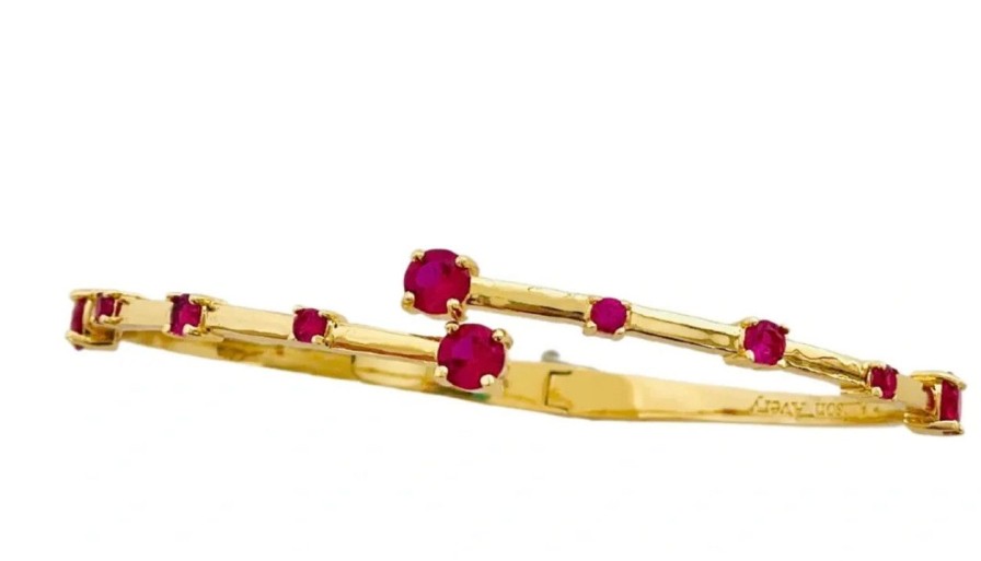 Jewelry Allison Avery | Allison Avery Magic Bracelet, Ruby