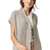 Clothing LILLA P | Lilla P Fringed Open Cardigan, Multi Fleck