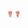 Jewelry JULIE VOS | Julie Vos Aquitaine Duo Stud, Iridescent Peony Pink