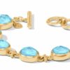 Jewelry JULIE VOS | Julie Vos Nassau Demi Stone Bracelet, Iridescent Capri Blue