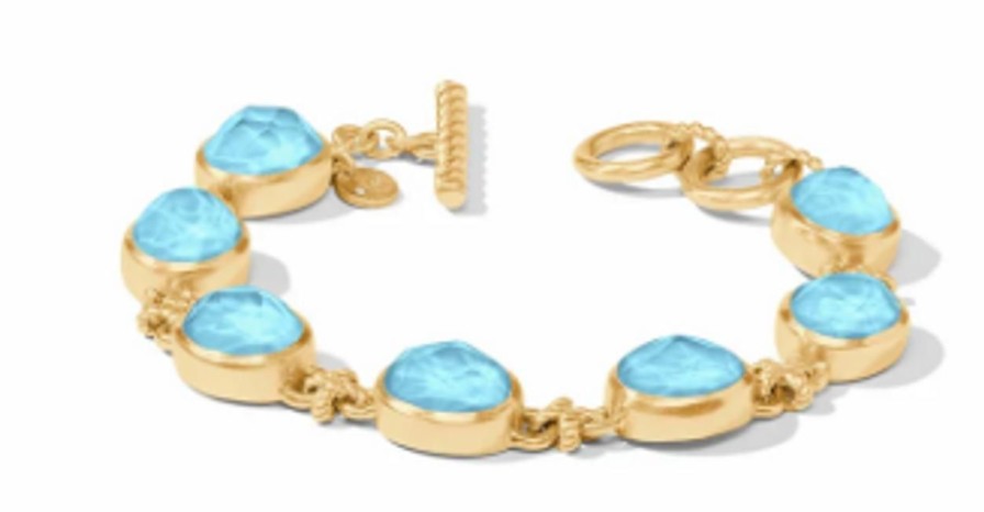 Jewelry JULIE VOS | Julie Vos Nassau Demi Stone Bracelet, Iridescent Capri Blue