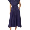 Clothing SHOSHANNA | Shoshanna Lucia Dress, Navy