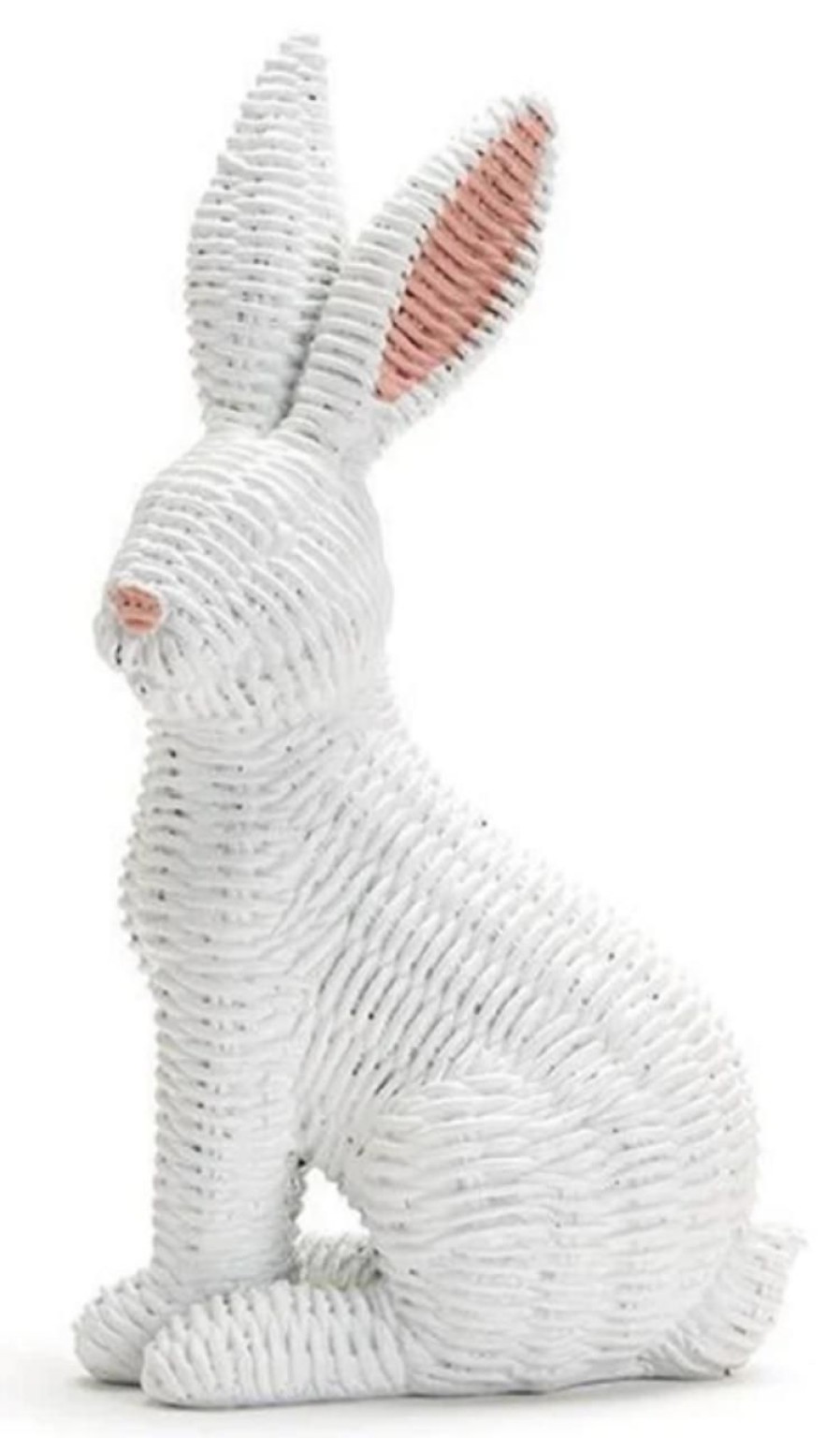 Home & Gifts TWO'S COMPANY | Two'S Company Basket Weave Bunny Set Of 2, White