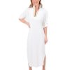 Clothing EMILY MCCARTHY | Emily Mccarthy Poppy Caftan, Teddy White