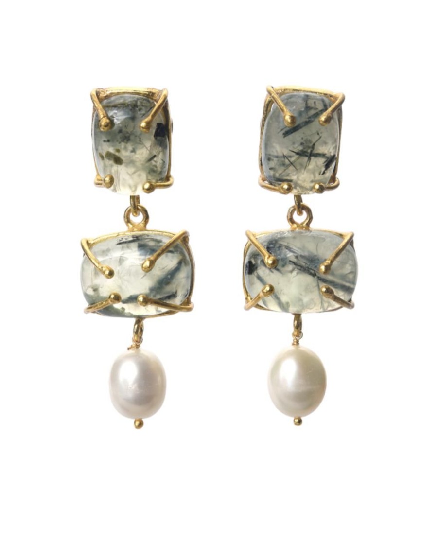 Jewelry WENDY PERRY | Wendy Perry Rutilated Quartz Georgina Earring