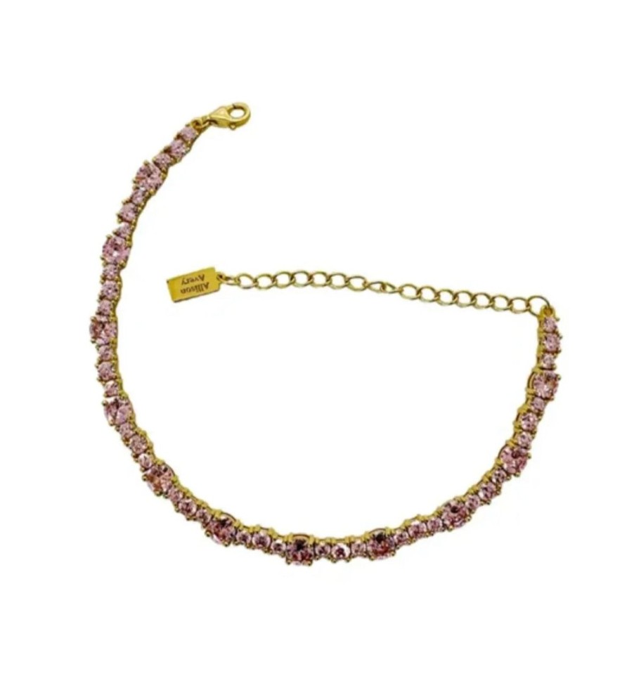 Jewelry Allison Avery | Allison Avery Magic Tennis Bracelet, Pink