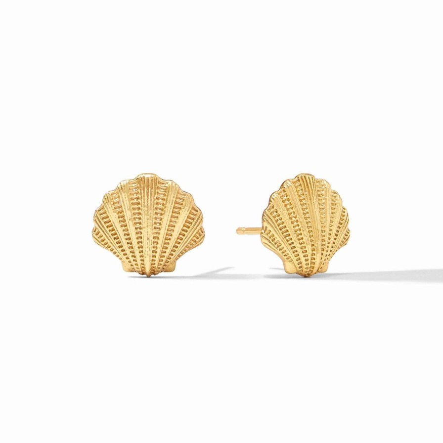 Jewelry JULIE VOS | Julie Vos Sanibel Shell Stud, Gold