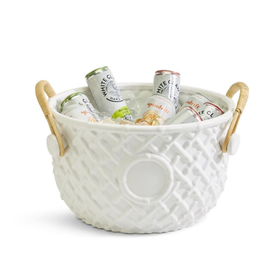 Home & Gifts TWO'S COMPANY | 53132 Faux Bamboo Party Bucket