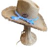 Accessories Label Jae | Label Jae Vintage Straw Game Day Hat, Tarheel