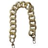 Accessories German Fuentes | German Fuentes Acrylic Chain Strap, Short Beige