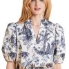 Clothing TYLER BOE | Tyler Boe Jeanna Cotton Toile Top, Multi